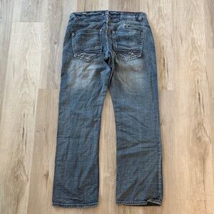 Point Zero Men's Bootcut Jeans in Washed Blue